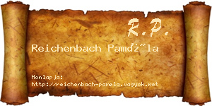 Reichenbach Paméla névjegykártya